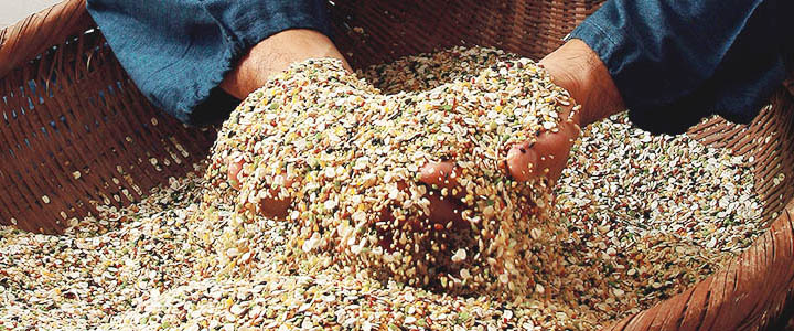 国内産 十六雑穀米 (黒千石入り) / 国内産の雑穀米なら「ゆずり葉くらぶ」